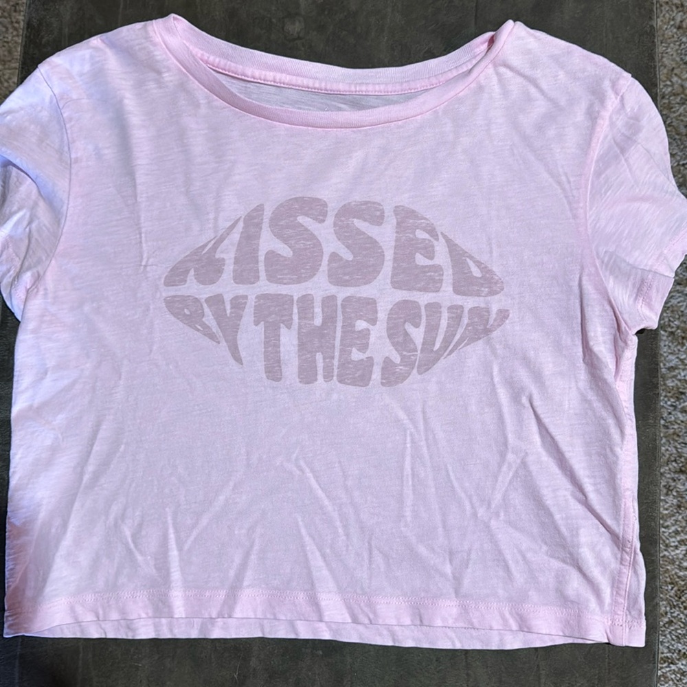 Kissed By The Sun aerie cropped tee